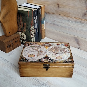 Boîte à montres en bois. Coffret pour 6 montres