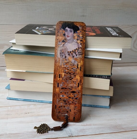 Bookmark With the Graphic Work of Gustav Klimt 