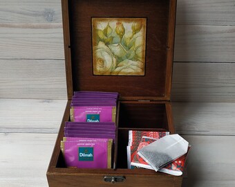 Wooden tea box. Tea chest