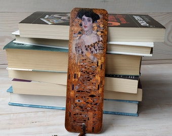 Bookmark with the graphic work of Gustav Klimt