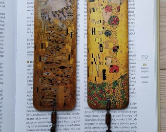 Bookmark With the Graphic Work of Gustav Klimt 