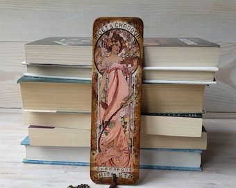 Bookmark with the graphics by Alphonse Mucha