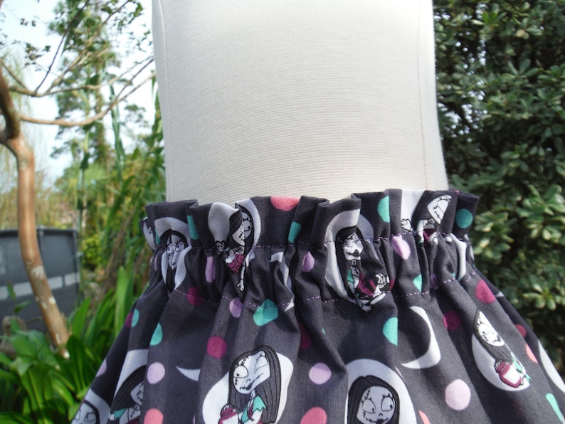 Sally Disney inspired girls skirt handmade paper bag waist skirt image 5