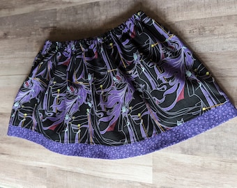 Maleficent  Disney inspired skirt girls handmade