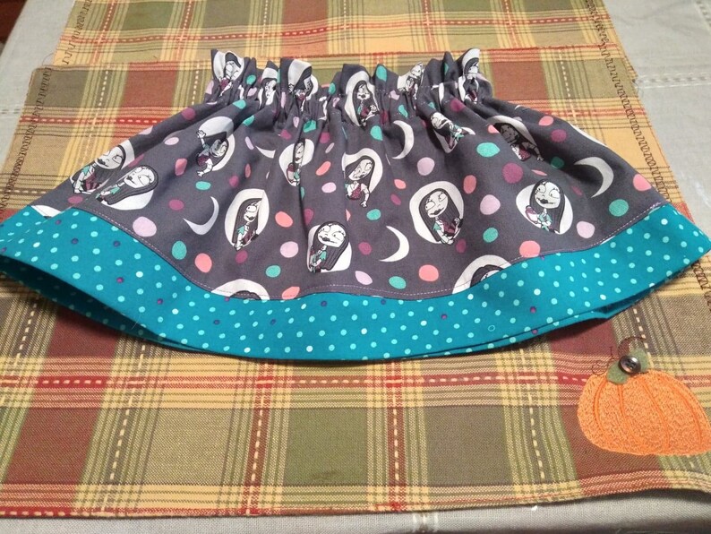 Sally Disney inspired girls skirt handmade paper bag waist skirt Baby Sally