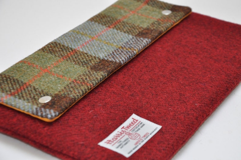 HARRIS TWEED Laptop / Macbook / Ipad Pro Case Queensberry Etsy UK