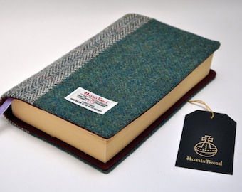 HARRIS TWEED Book Cover - Re useable & fits paperback books