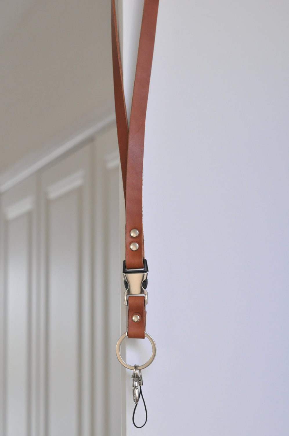 Premium Belgium leather lanyard/neck strap for mobile Etsy