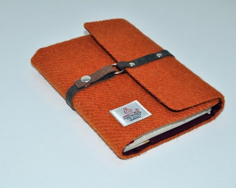 HARRIS TWEED Hobonichi cover- Leather Wrap Collection (Notebook NOT included)