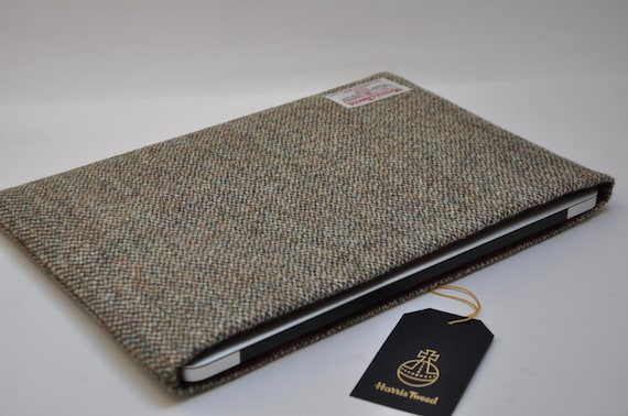 harris tweed laptop sleeve