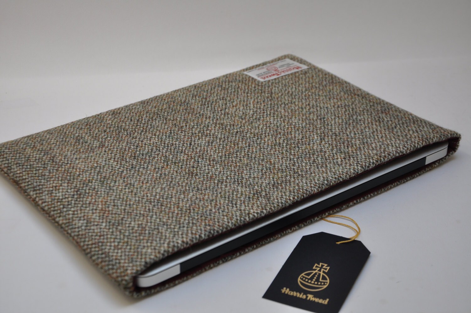 harris tweed laptop case
