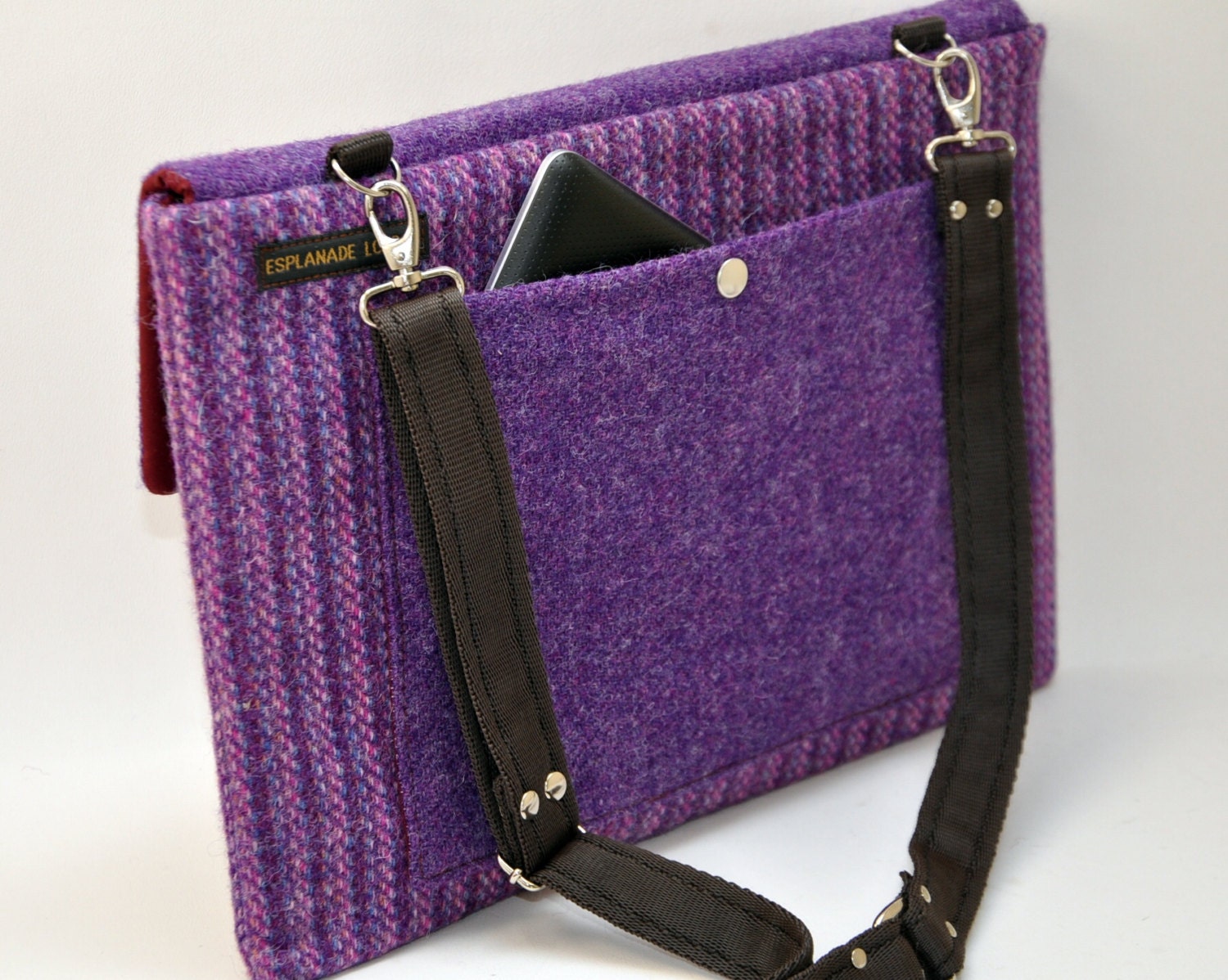 HARRIS TWEED Fabric Laptop /macbook/shoulder/messenger Bag for - Etsy UK