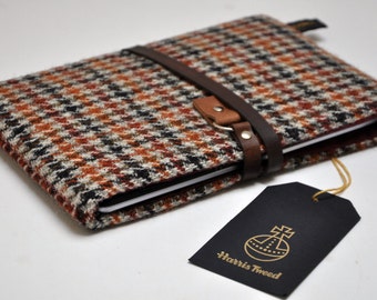 HARRIS TWEED 6" eReader Kindle/Kindle paperwhite/Kindle voyage/Kindle Oasis/Nook/Kobo case - Strap closure