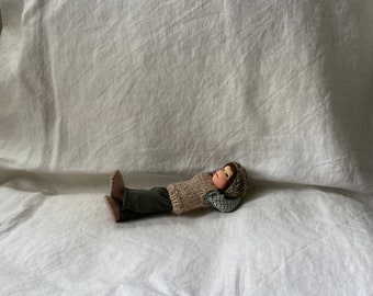 Bending doll father 14 cm