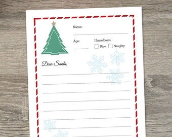 Letters to Santa  |  Letter to Santa  |  Santa Letter  |  Santa Letters  |  Kids Letter to Santa  |  Christmas Letter