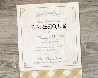 Invitación de fiesta de bienvenida / invitación de bienvenida / barbacoa de bienvenida / fiesta de bienvenida verano