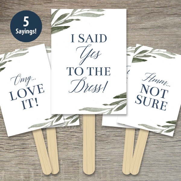 Say Yes to the Dress Sign  |  Wedding Dress Shopping Signs  |  I Said Yes to the Dress Sign  |  Dress Shopping  |  Bridesmaid Shirts Signs