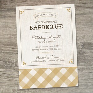 Housewarming Party Invitation  |  Housewarming Invite  |  Housewarming BBQ  |  Housewarming Party Summer