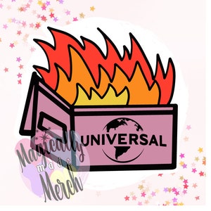 Chiste de Dumpster Fire con ventilador universal SVG de WDW: ideal para Cricut