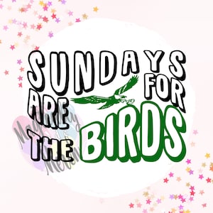 Sonntags Vögel SVG - ideal für Cricut! Philadelphia Fussball