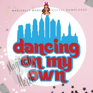 Dancing On My Own Philly SVG PNG - Great for Cricut! Philadelphia Series Baseball Harper
