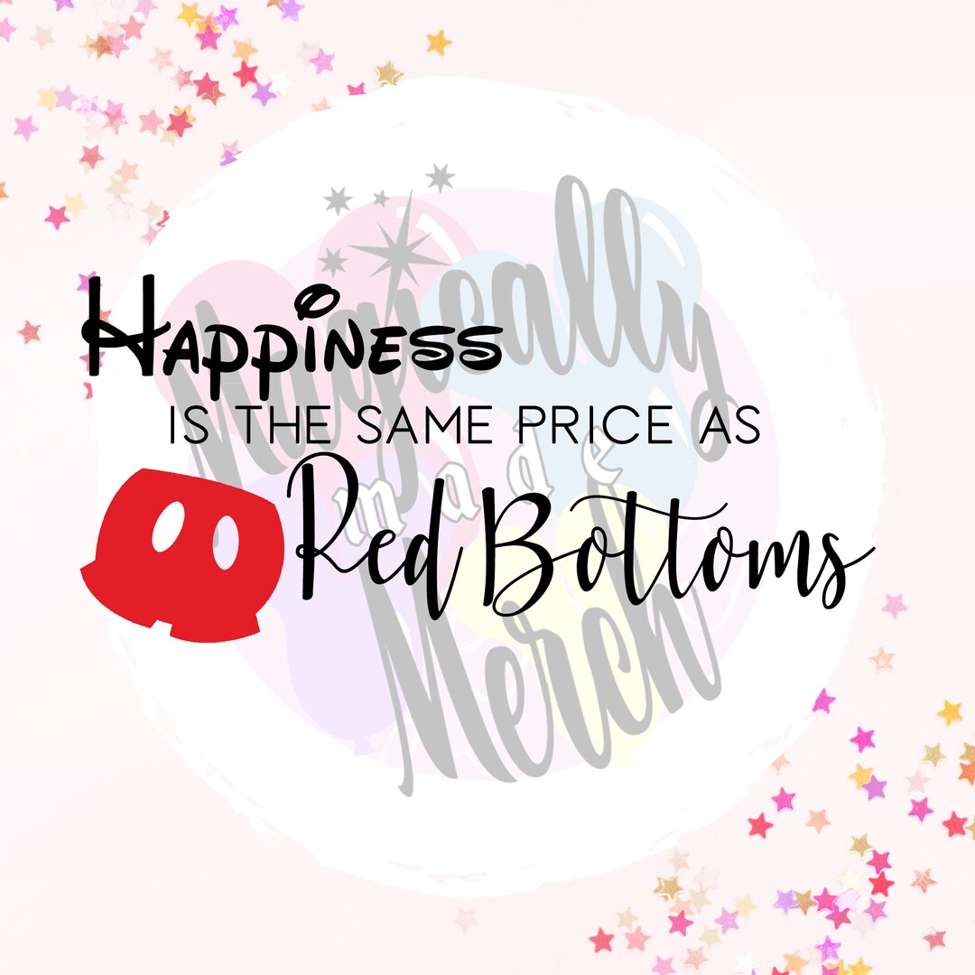 Red Bottom Graphics Magical Red Bottoms SVG - Great for Cricut! - WDW DLR - Etsy