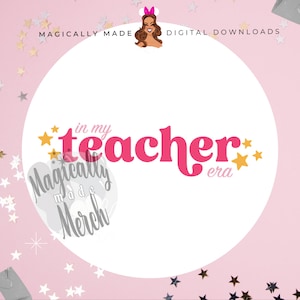 In My Teacher Era SVG - Great for Cricut! - Taylor Inspired Vintage Swift File