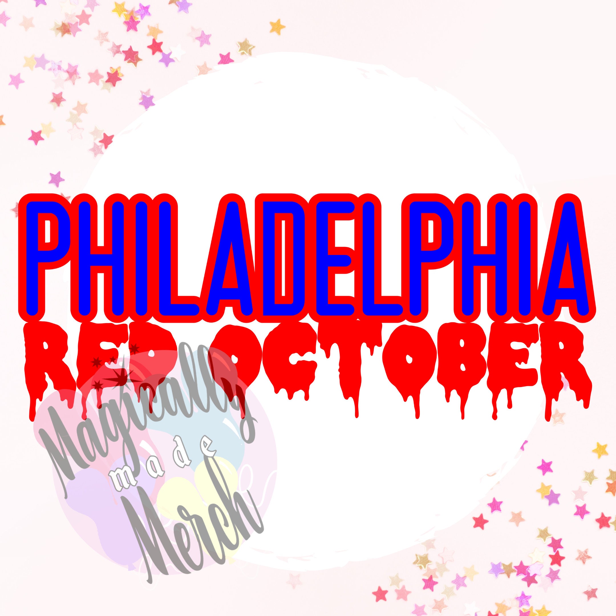 Red Phillies Red October Shirt - Lelemoon