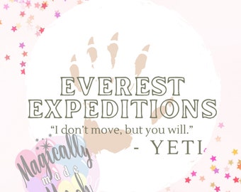 Spedizione Everest - Animal Kingdom - SVG Cricut uso - WDW