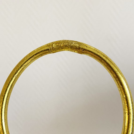 Geflochtenes Blattgold-Armband Für Damen – Buddhistisches Glücksarmband, Wasserdicht, 6,2 Cm Innendurchmesser