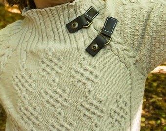 Henry Tudor cable sweater knitting pattern