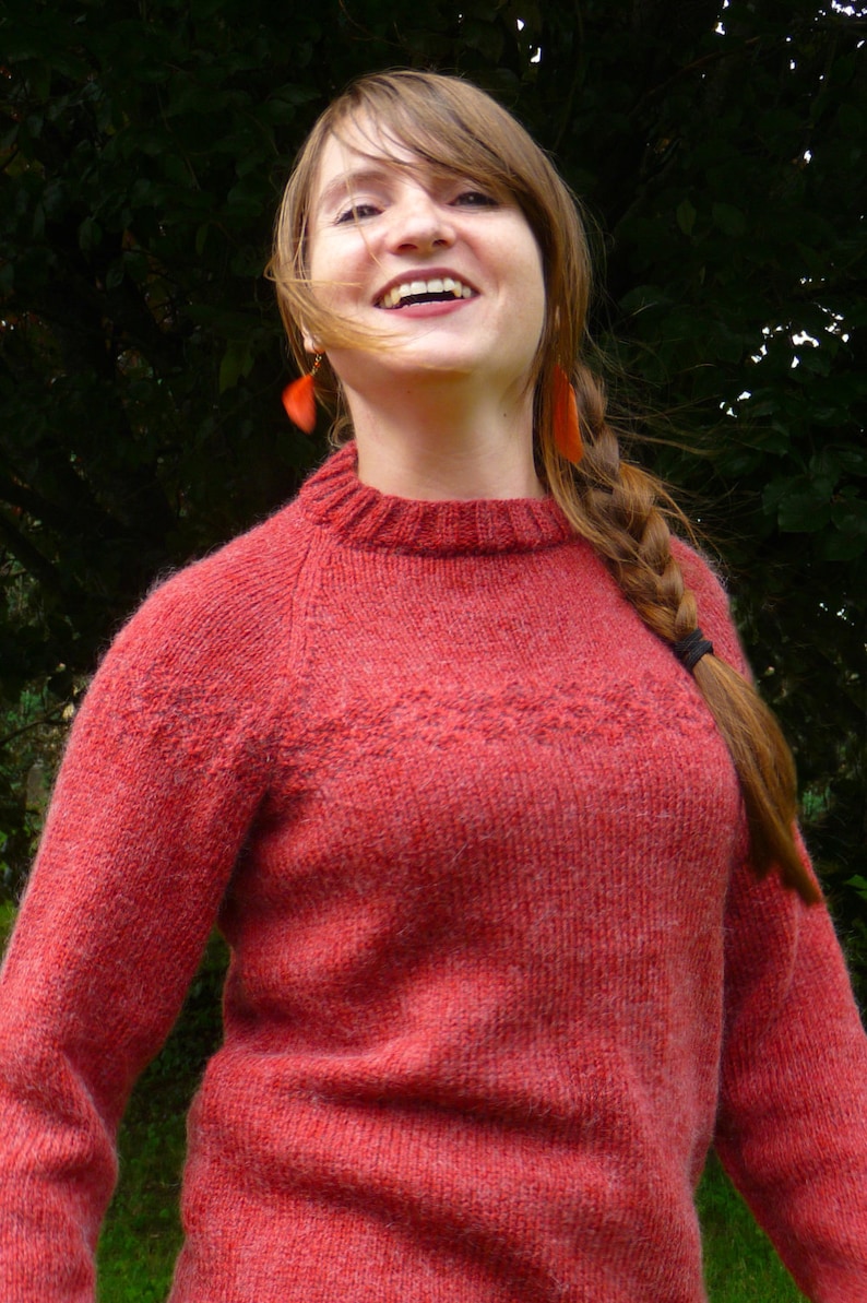 Sarah's red jumper a knitting pattern inspired by The Killing Forbrydelsen image 2