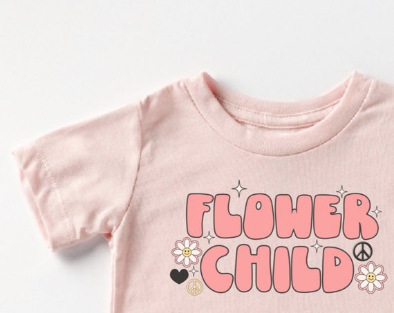 Flower Child png for Sublimation Good Vibes PNG Design for Sublimation, Hippie Kids Sublimation, Daisy png, Retro png, groovy png, 300 dpi