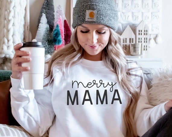 Merry Mama PNG for Sublimation Or Print, Christmas Sublimation, Simple Christmas Designs, Christmas dtf design png, 300 dpi, Commercial Use