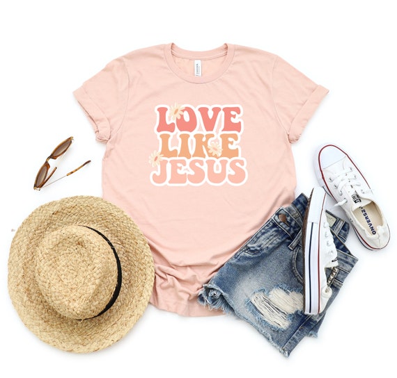 Love Like Jesus PNG for Sublimation png Designs Christian png Design Downloads 300 dpi - PNG Transparent