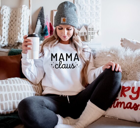 Mama Claus PNG for Sublimation Or Print, Christmas Sublimation, Simple Christmas Designs,  Shirt designs download, 300 dpi, Commercial Use