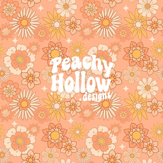 Retro Floral Seamless Pattern Boho Neutral for Commercial Use Retro Floral Seamless Pattern Floral Summer Seamless Repeat Surface Pattern