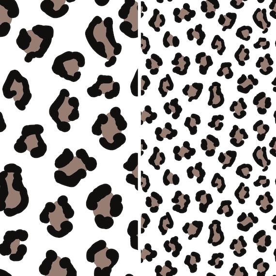 2 Leopard Pattern Background Paper, Scrapbook Paper, 12x12, Commercial Use, Sublimation, Cheetah Print, Digital Paper, 300 DPI