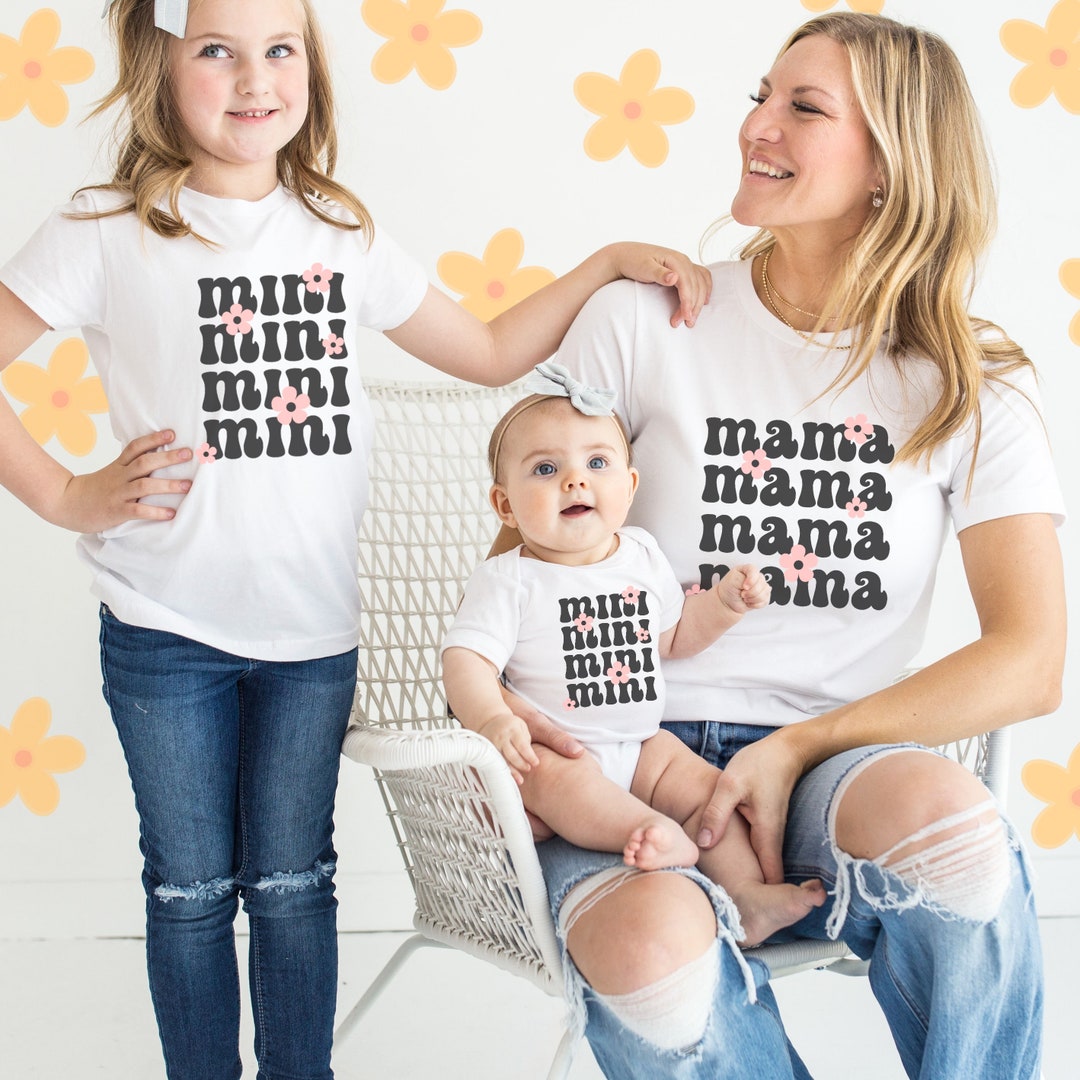 Mama and Mini Matching PNG for Sublimation Hippie Mama & Mini Png ...