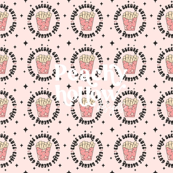 Seamless Fries Before Guys Valentines Background, Valentine Paper, Repeating pattern, 12x12, Commercial Use, Retro Pattern, Patterns 300 DPI