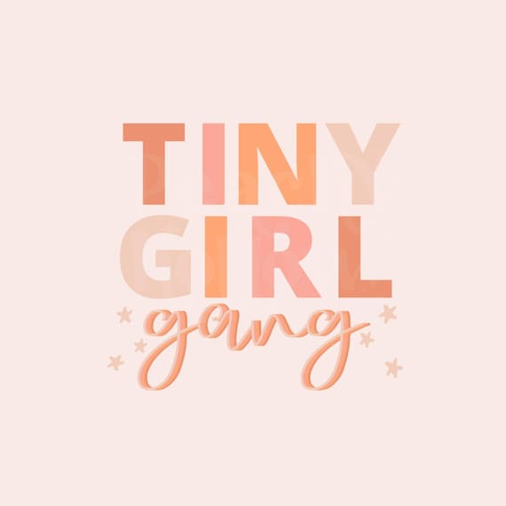 Girl Gang Stacked PNG Print File for Sublimation Or Print, Kids Sublimation, Girl mom, Mom of Girls, Retro Design, kid PNG