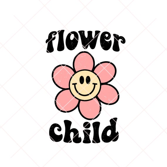 Flower Child png for Sublimation Good Vibes PNG Design for Sublimation, Hippie Kids Sublimation, Daisy png, Retro png, groovy png, 300 dpi