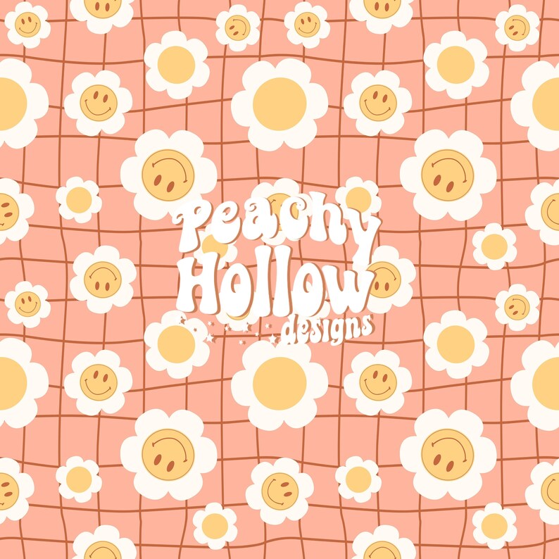 Retro Seamless Daisy Pattern Spring Repeating Patterns for Fabric ...