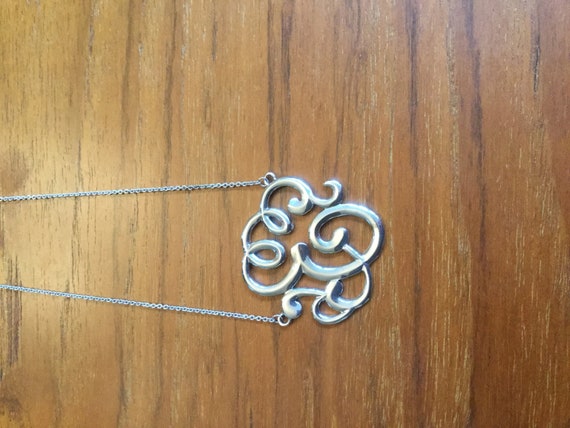 Script E Necklace - image 3