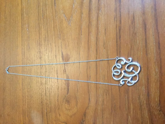 Script E Necklace - image 2