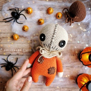 Amigurumi Halloween boy crochet pattern. DIY Halloween doll. Languages: English, Danish, German, French, Spanish image 2