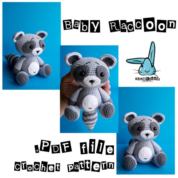 Amigurumi Raccoon Crochet Pattern: DIY Forest Animal (PDF Pattern)