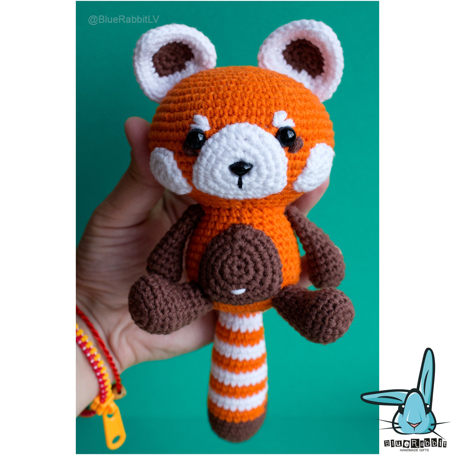 39 Red Panda Crochet Patterns for Adorable Handmade Gifts 3 Amigurumi Red Panda Crochet Pattern: DIY Animal Toy
