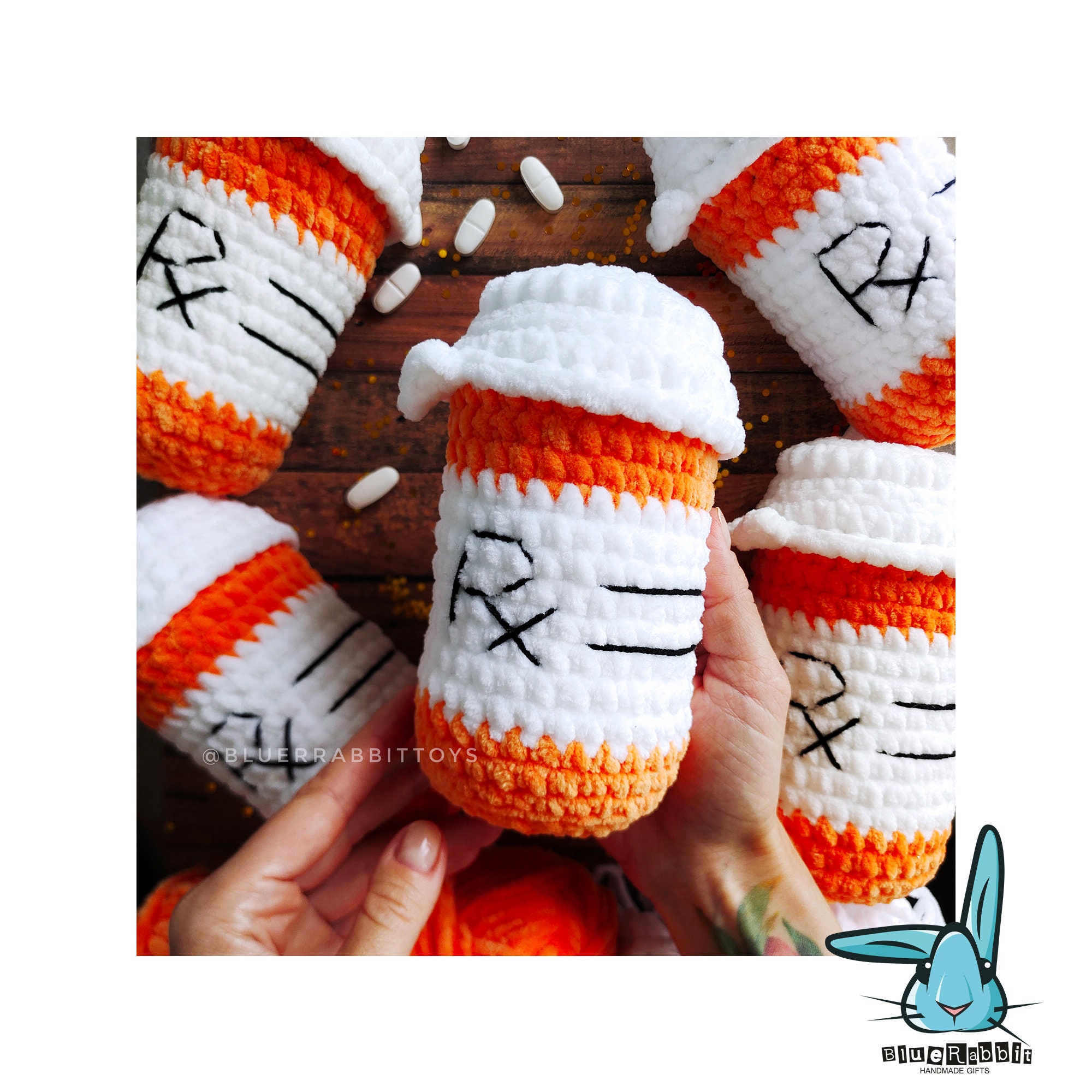 Amigurumi Pill Bottle Crochet Pattern (PDF) - Etsy
