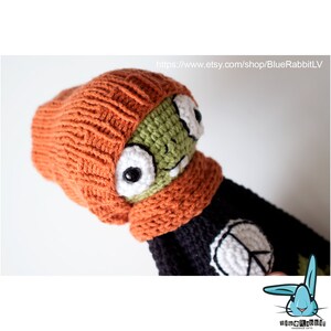 Amigurumi Zombie crochet pattern. Halloween crochet pattern. Hipster Zombie. Amigurumi undead. Language: English image 4